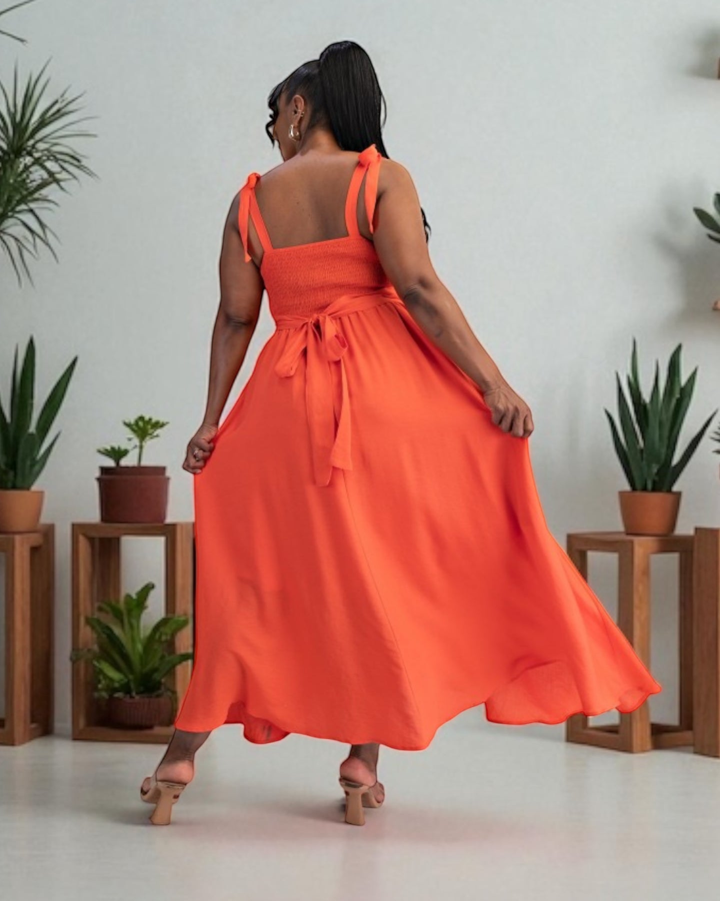 plus size burnt orange maxi dress Burnt Orange Tribal Polyester Women Plus Size Kaftan Vacation Dress