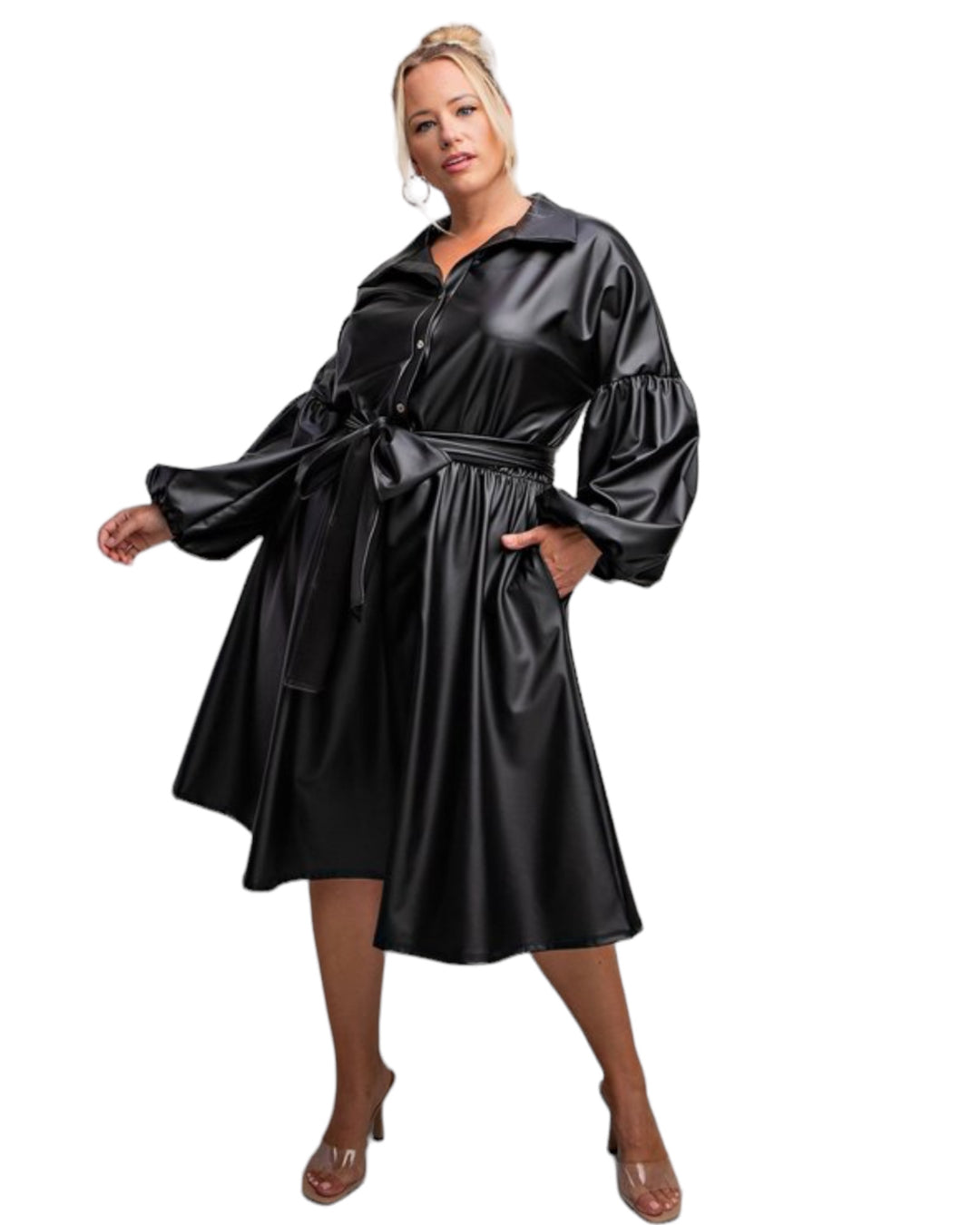 Plus Size Leather Dress Plus Size Leather Dress