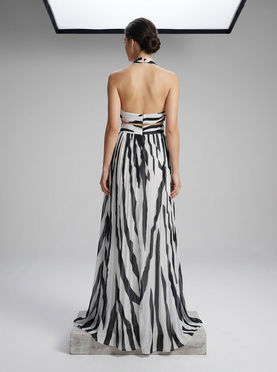 Stripped Maxi Dress